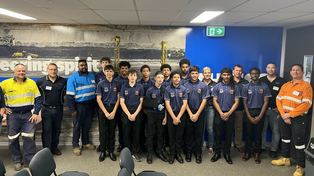 Thiess hosts mining industry experience day for local Mackay students