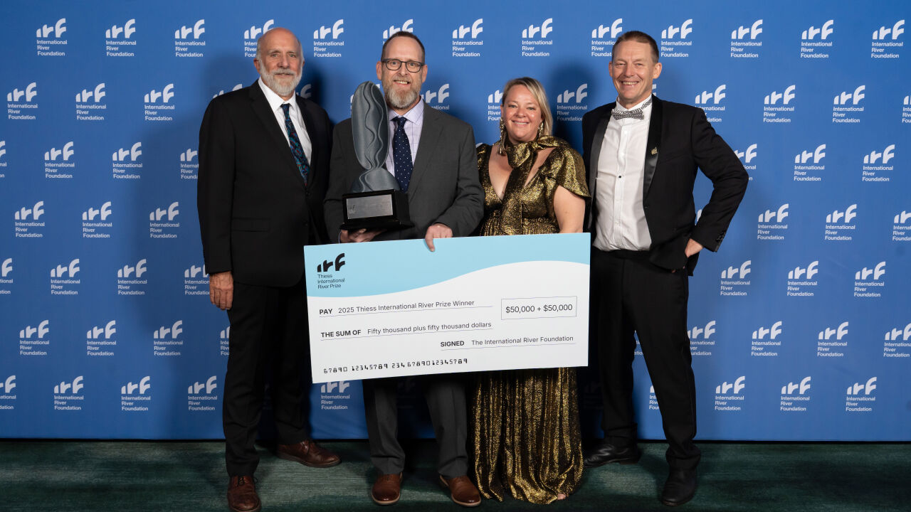  From polluted past to global prize: Chicago River honoured with Thiess International River Prize 