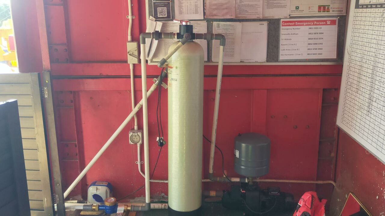 Wastewater recycling for component washing at Kariangau facility