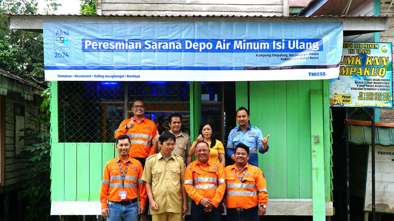 Thiess Melak project enhances local community with refillable drinking water facility